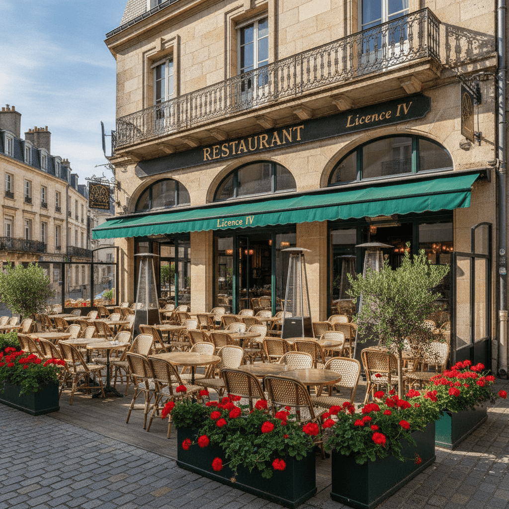 Restaurant à Caen : terrasse - licence IV - Image 1