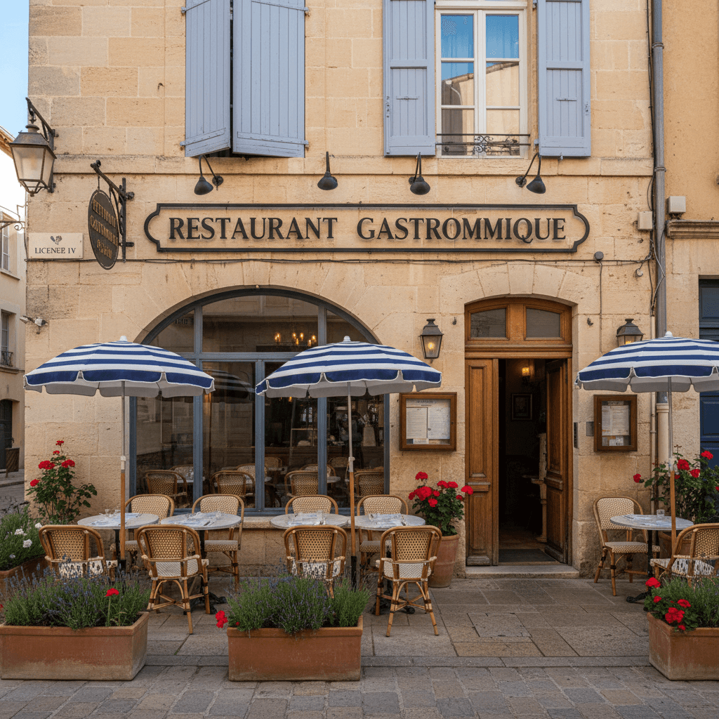 Restaurant à Aix-En-Provence : terrasse - licence IV