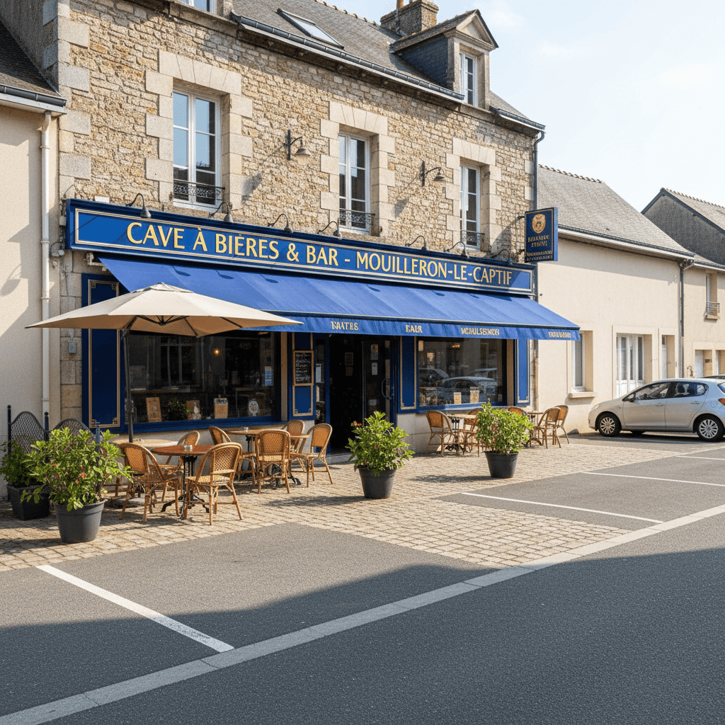 Bar-brasserie à Mouilleron-Le-Captif : terrasse - licence IV - Image 1