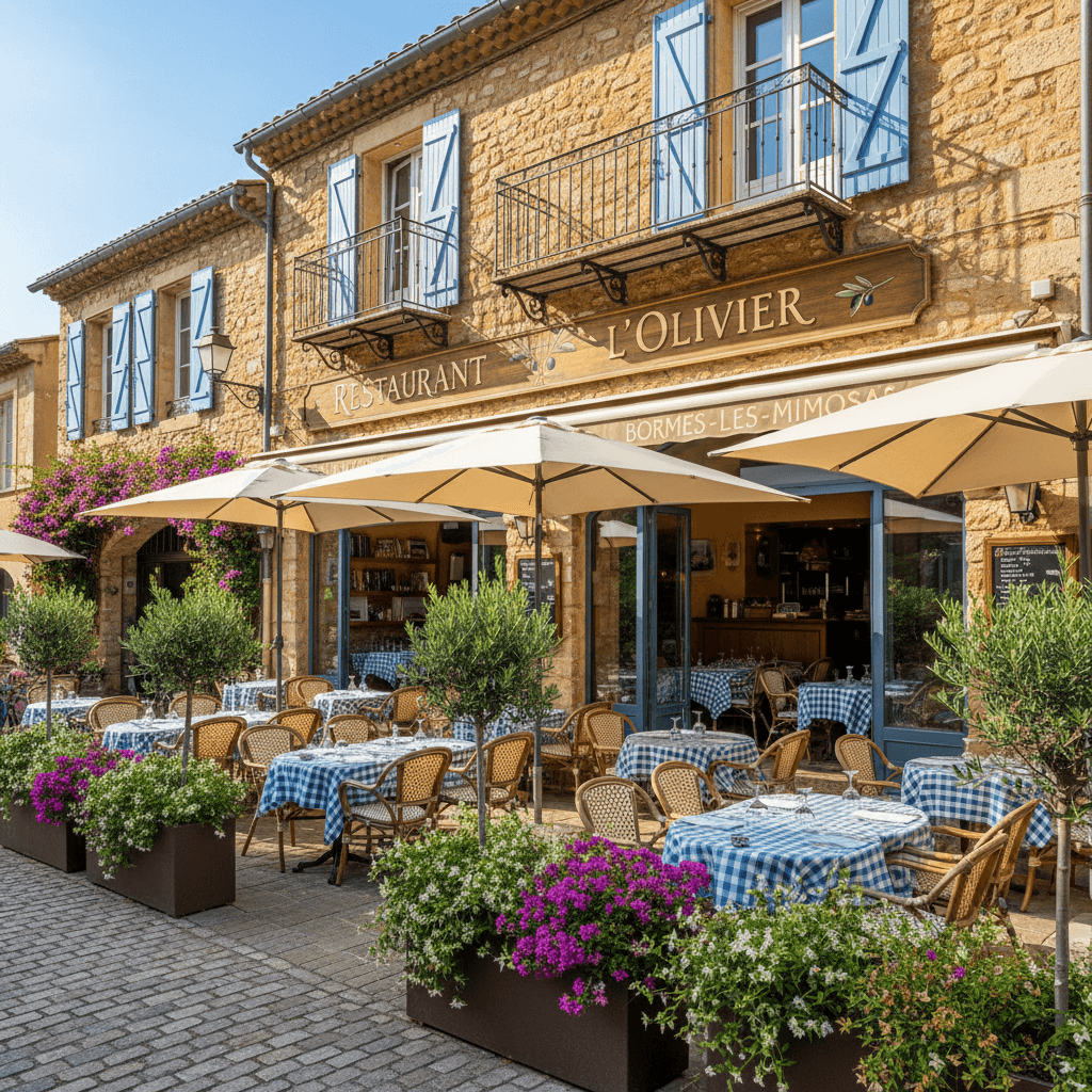 Restaurant 150m² à Bormes-Les-Mimosas : terrasse - extraction - Image 1