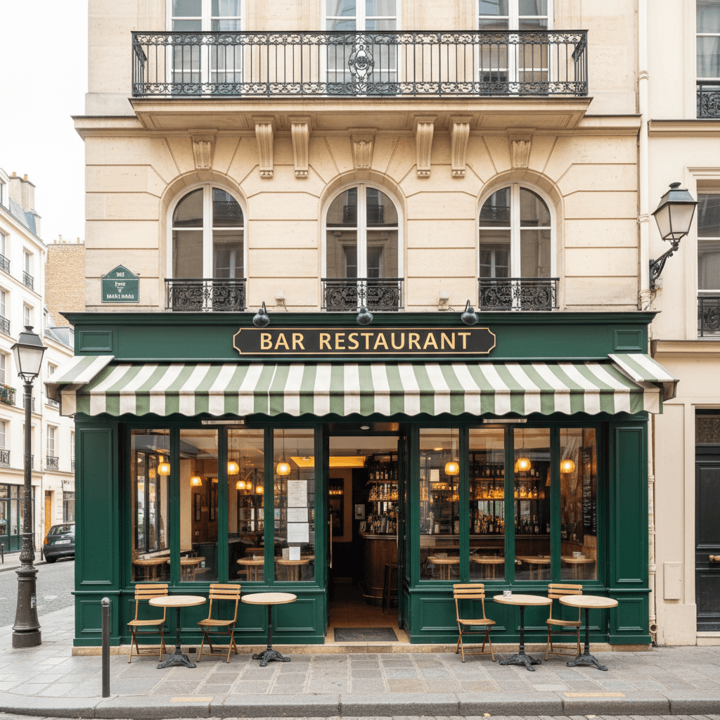 Bar Restaurant à Paris - Emplacement Privilégié