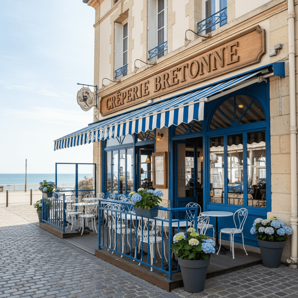 Restaurant à Deauville : terrasse - cuisine équipée - Image 1