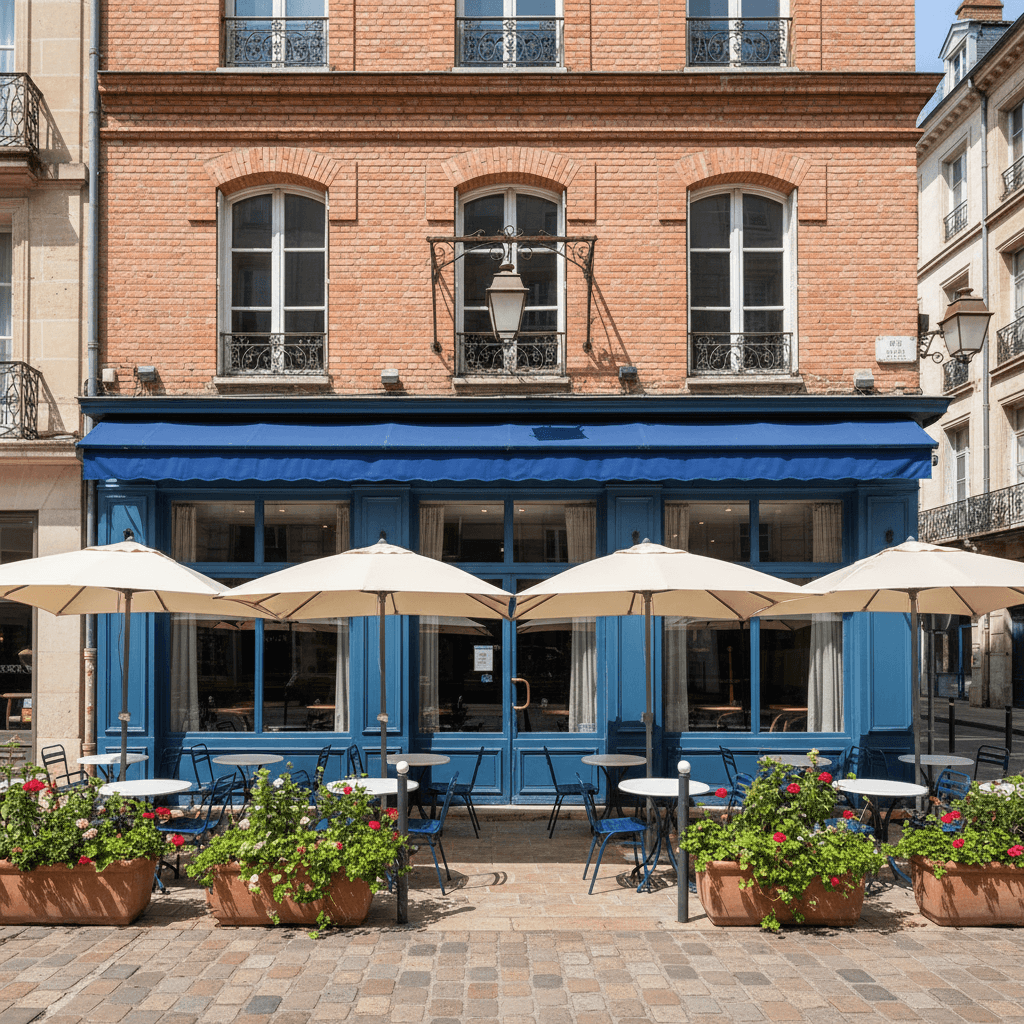 Bar-brasserie 240m² à Toulouse : terrasse - licence IV
