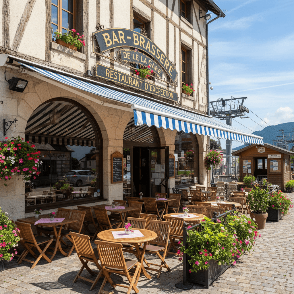 Bar-brasserie à Bassens : terrasse - licence IV - Image 1