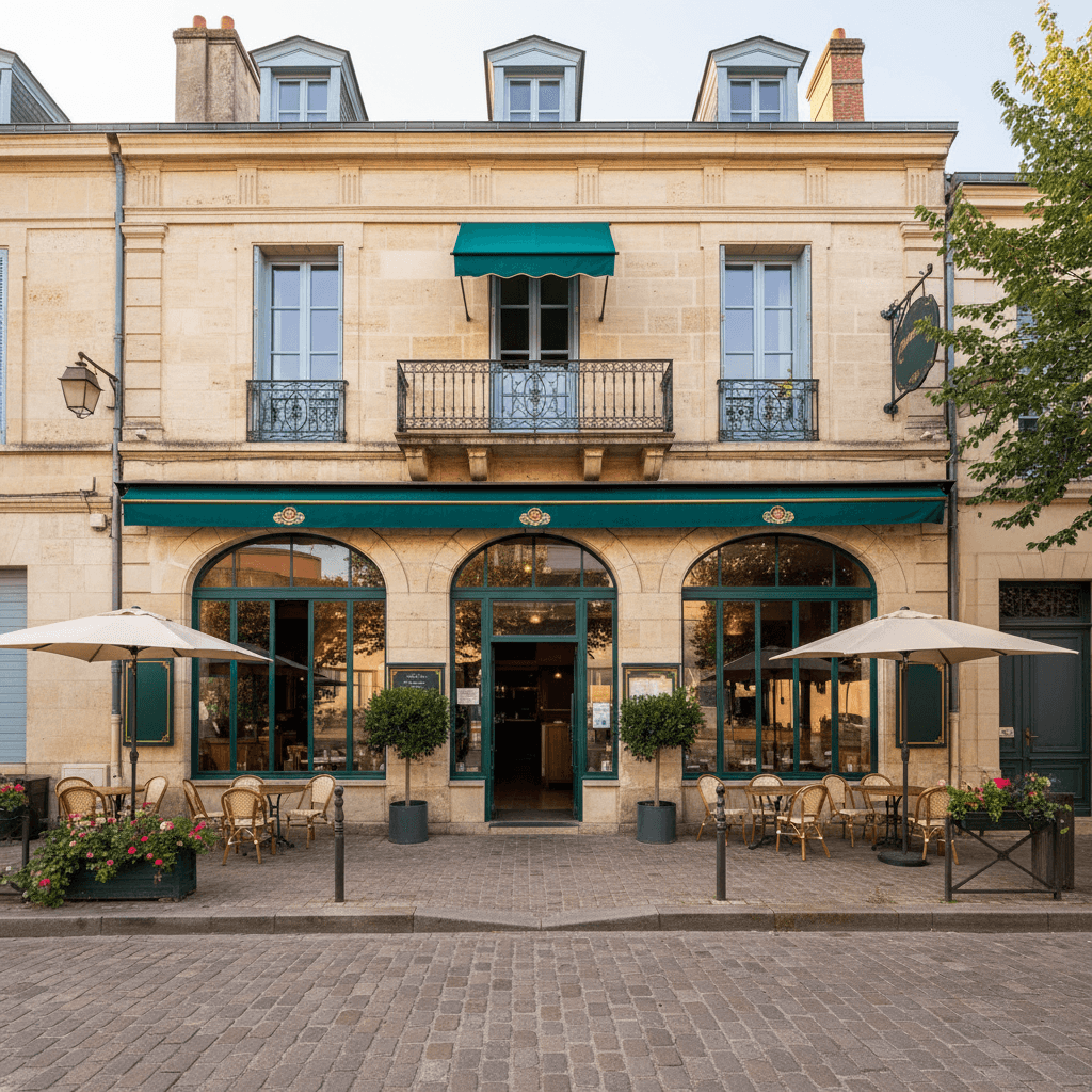 Murs et fonds 100 couverts à Beaumont-sur-Oise : terrasse - licence IV - Image 1