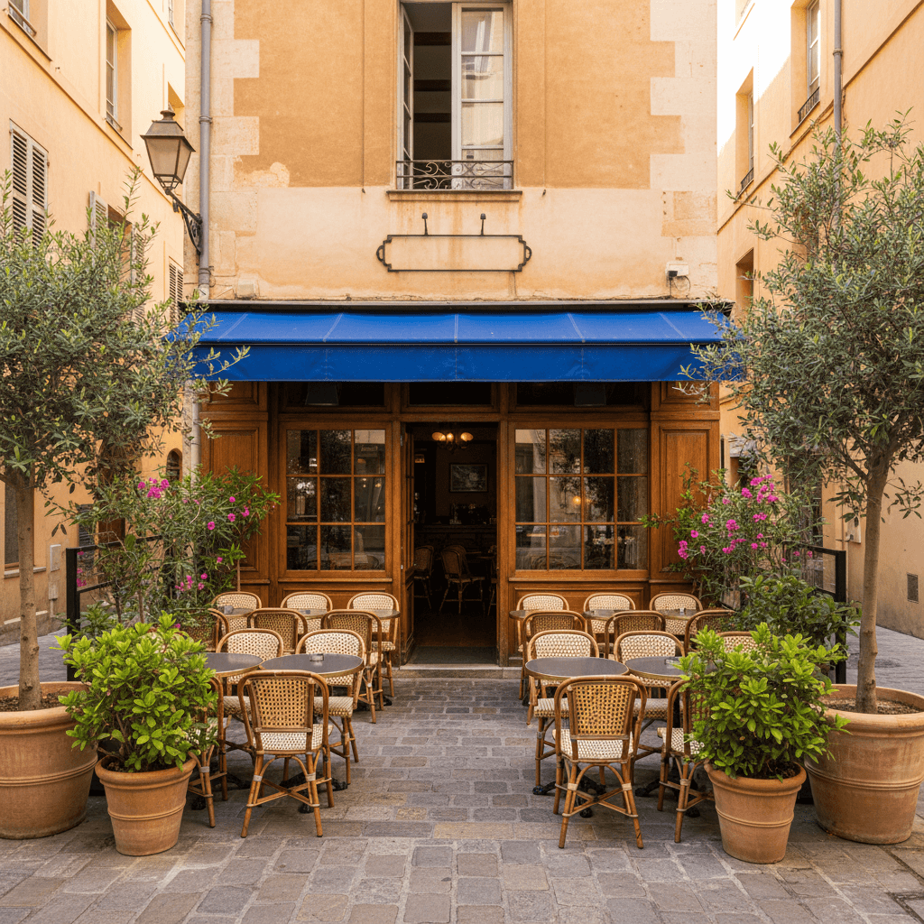 Restaurant 120m² à Marseille : terrasse - licence IV