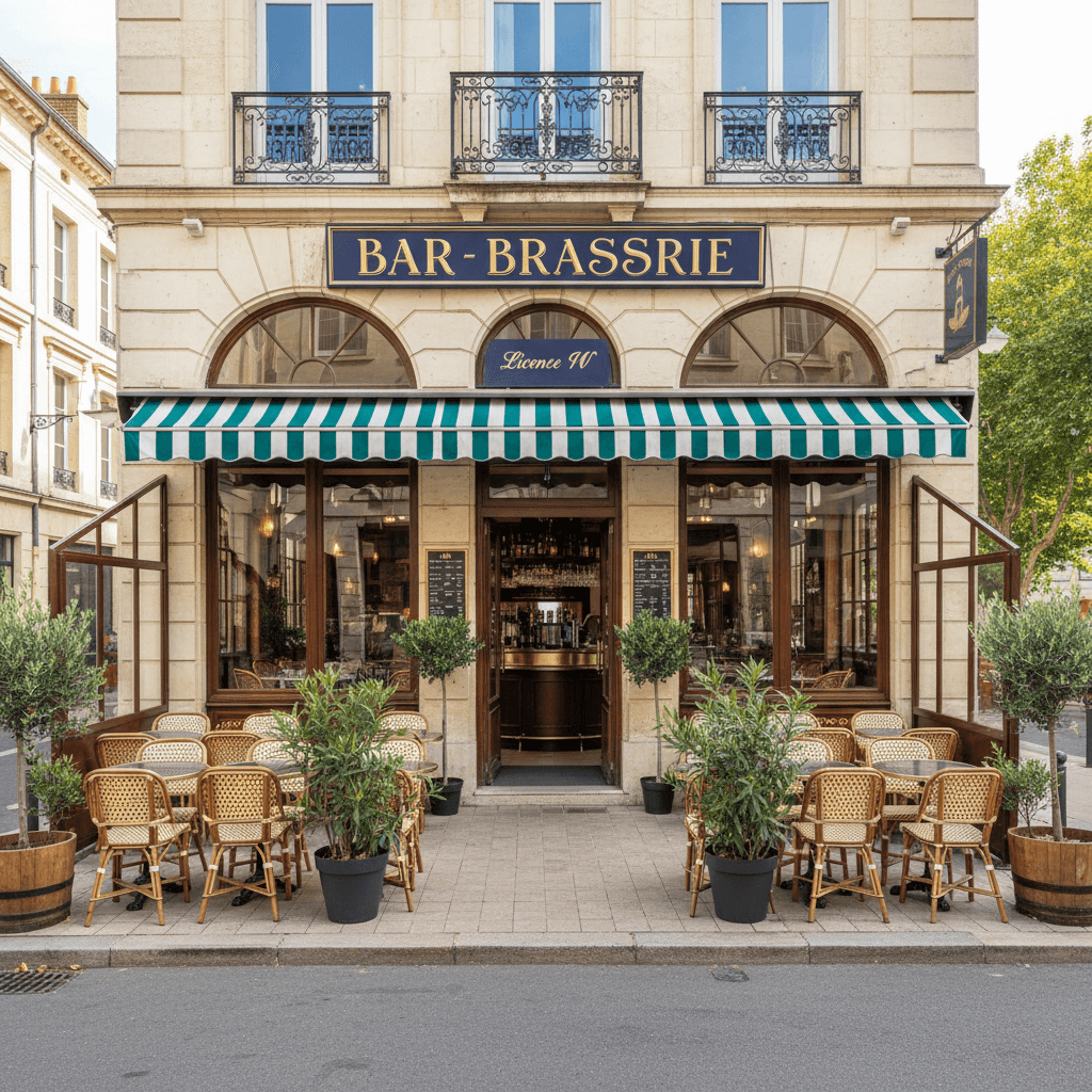 Bar-brasserie 210m² à Montélimar : terrasse - licence IV - Image 1