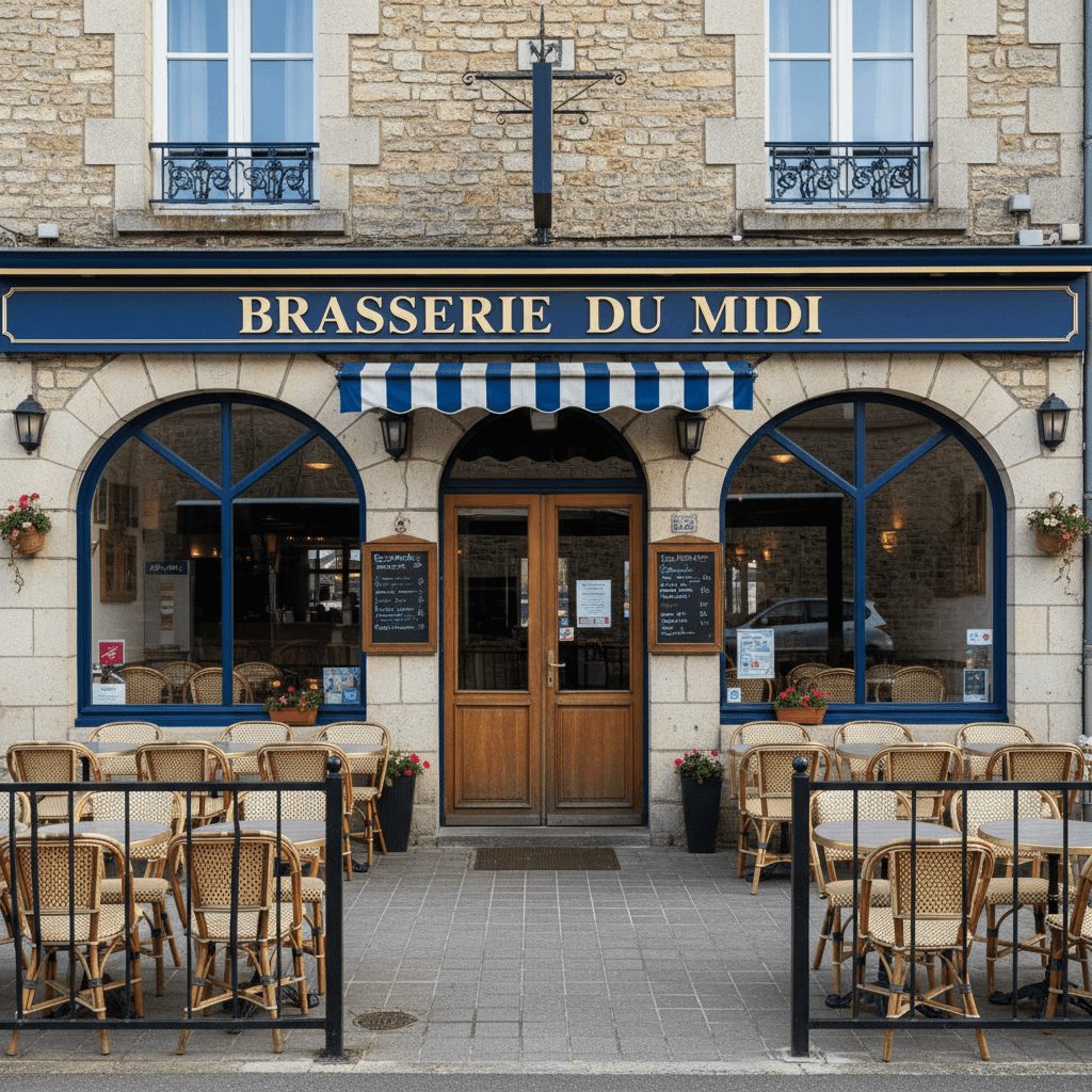 Bar-brasserie à Le Mesnil-Rouxelin : terrasse - licence IV - Image 1