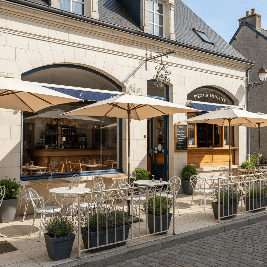 Restaurant 181m² à Le Plessis-Grammoire : terrasse - licence IV - Image 1