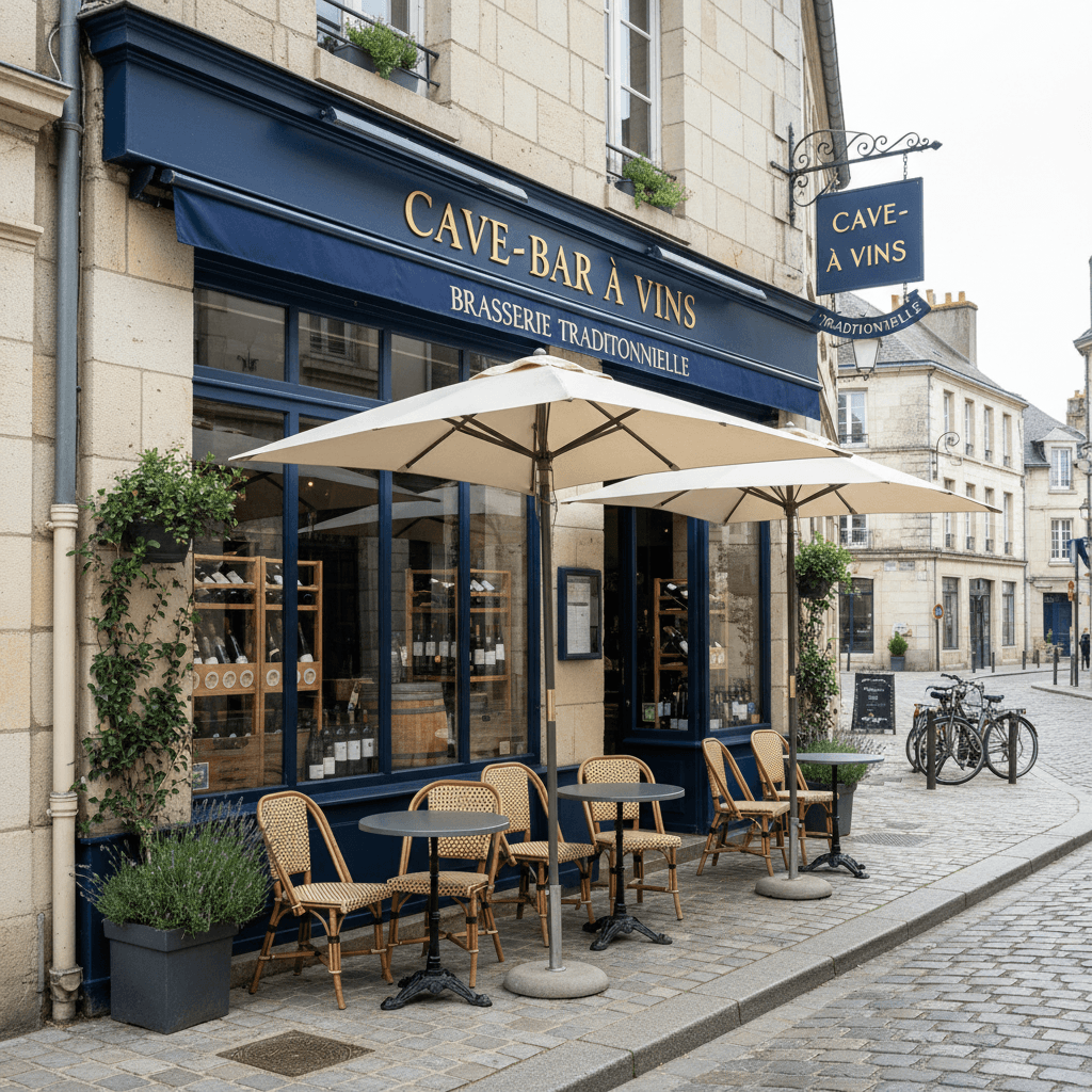 Bar-brasserie à Vannes : terrasse - licence IV - Image 1