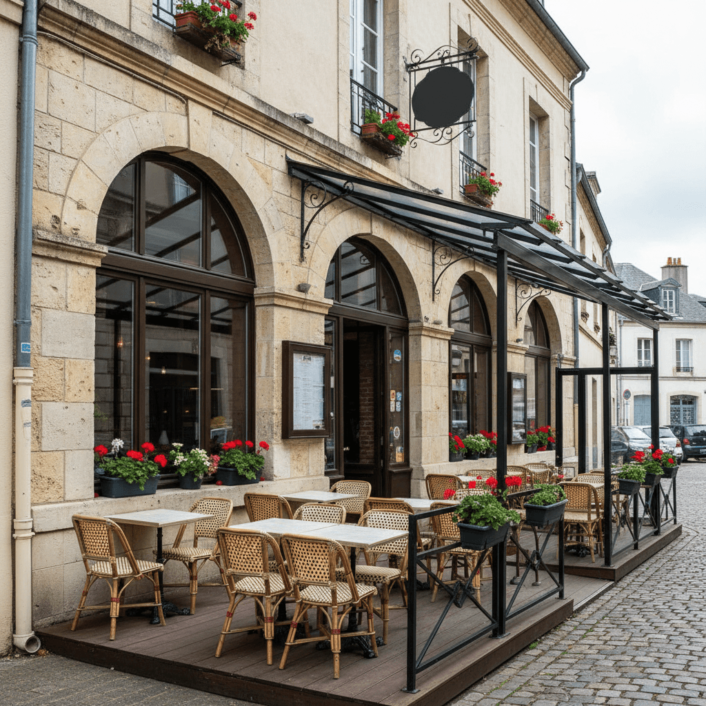 Restaurant 400m² à La Chapelle-Saint-Mesmin : terrasse - licence IV - Image 1