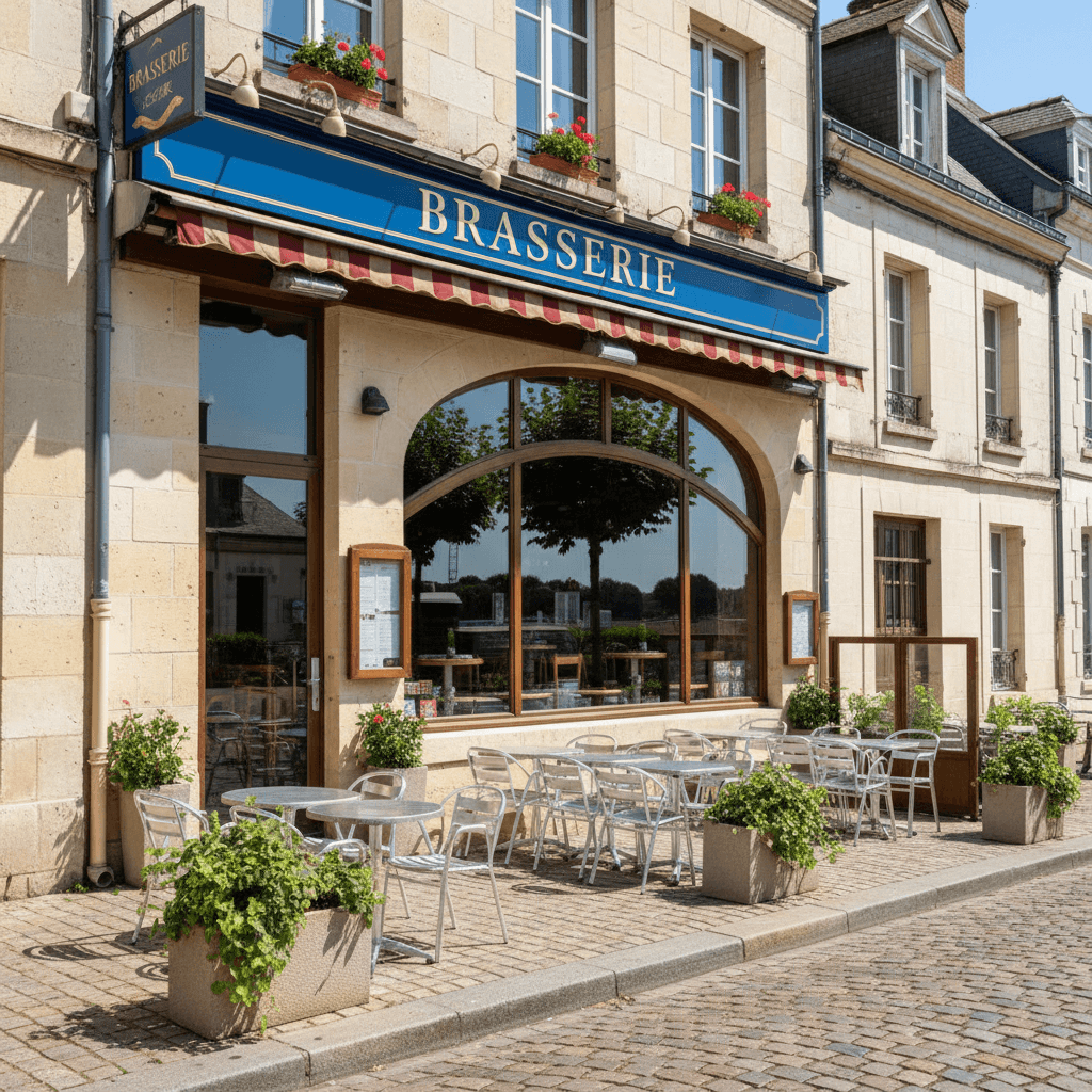 Bar-brasserie 150m² à Lisieux : terrasse - licence IV - Image 1