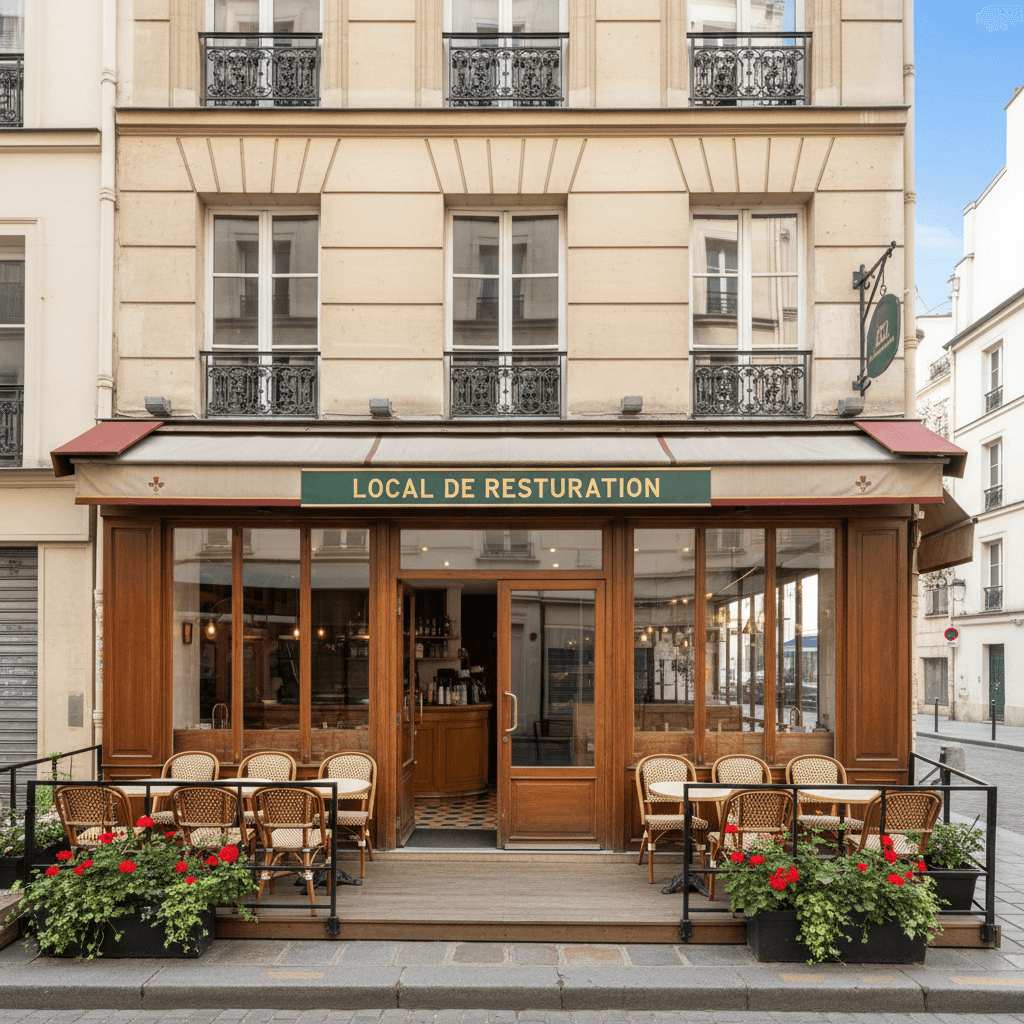 Local de Restauration à Paris - Quartier Marais - Image 1