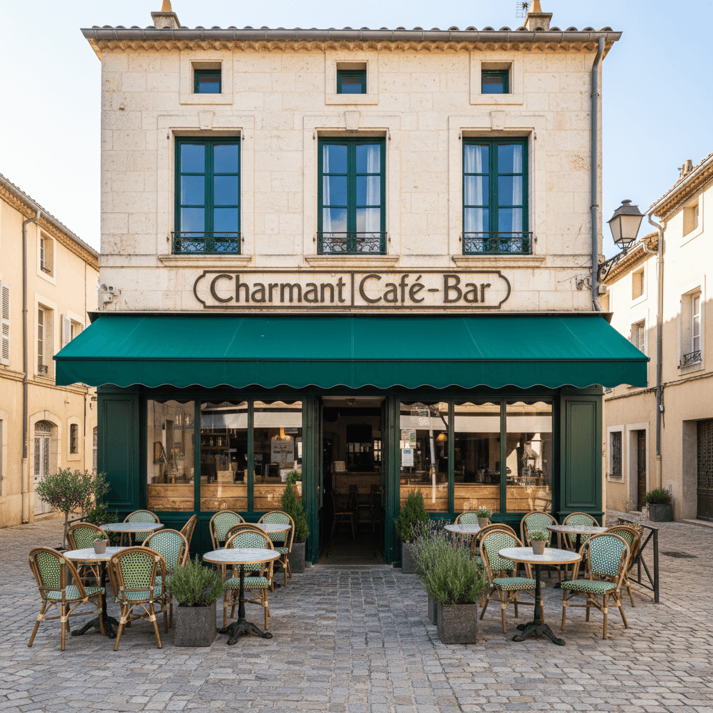 Bar-brasserie 48m² à Mouans-Sartoux : terrasse - licence IV - Image 1