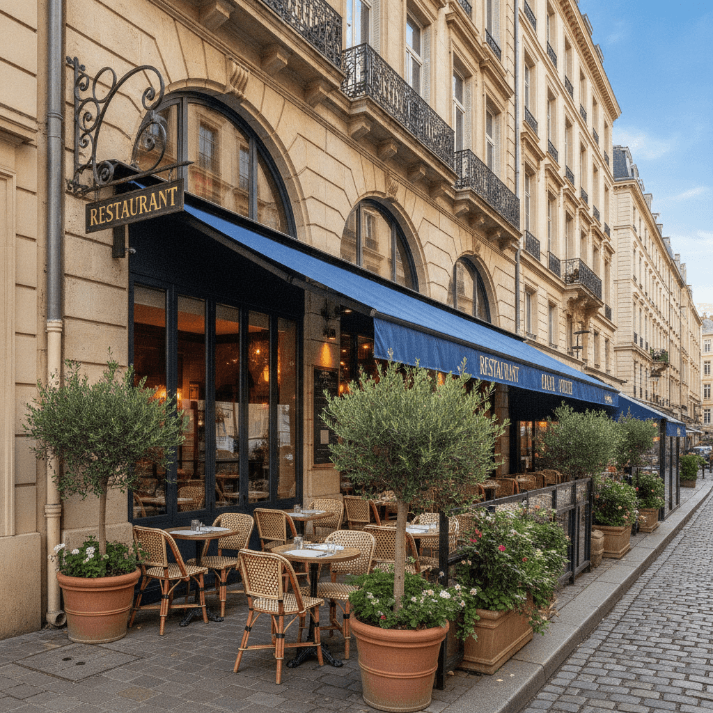 Restaurant 145m² à Lyon : terrasse - licence IV