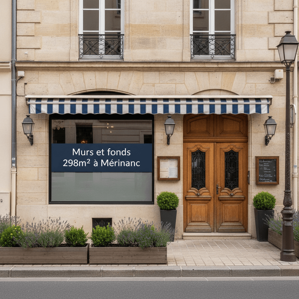 Murs et fonds 298m² à Mérignac - Image 1