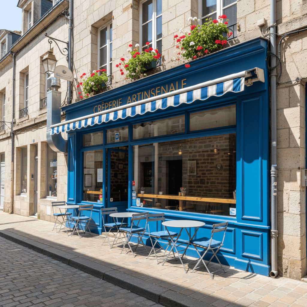 Restaurant à Rochefort : terrasse - extraction - Image 1
