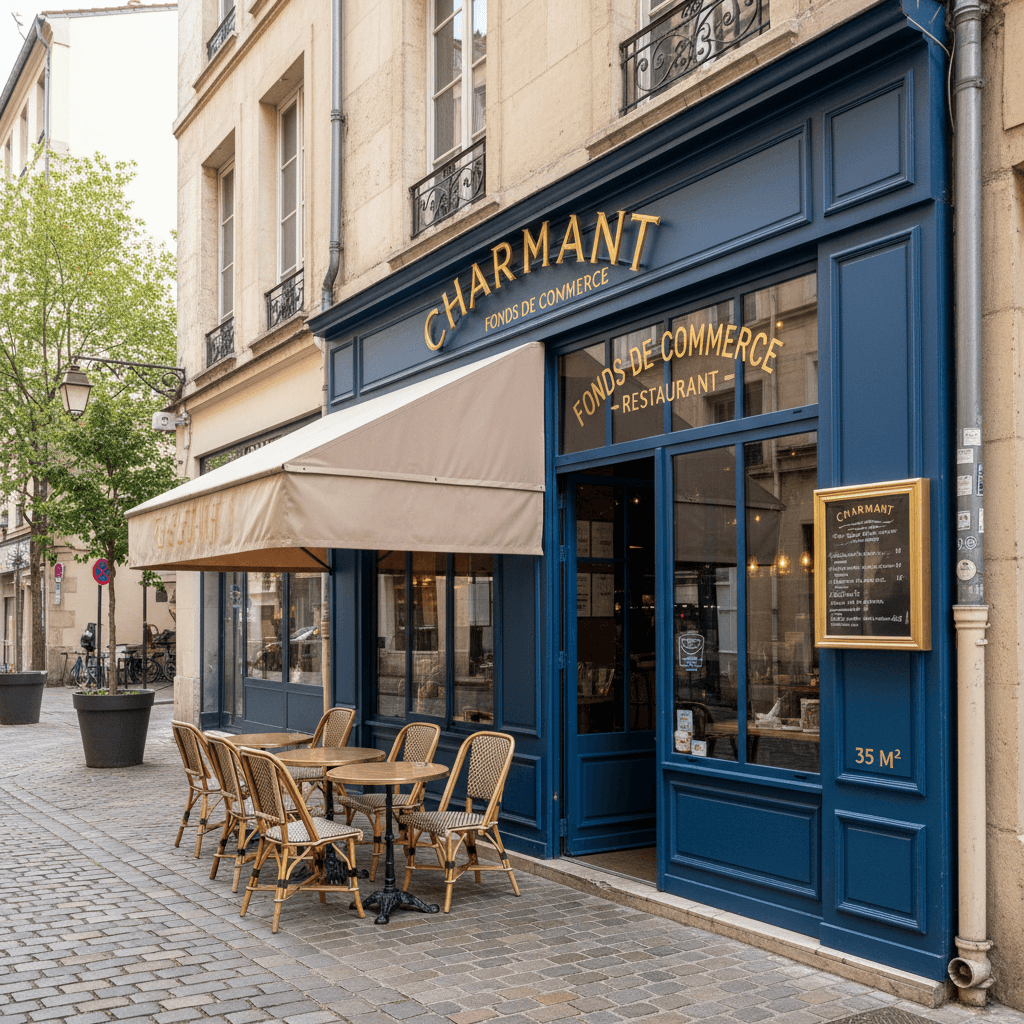 Restaurant 35m² à Lyon : terrasse