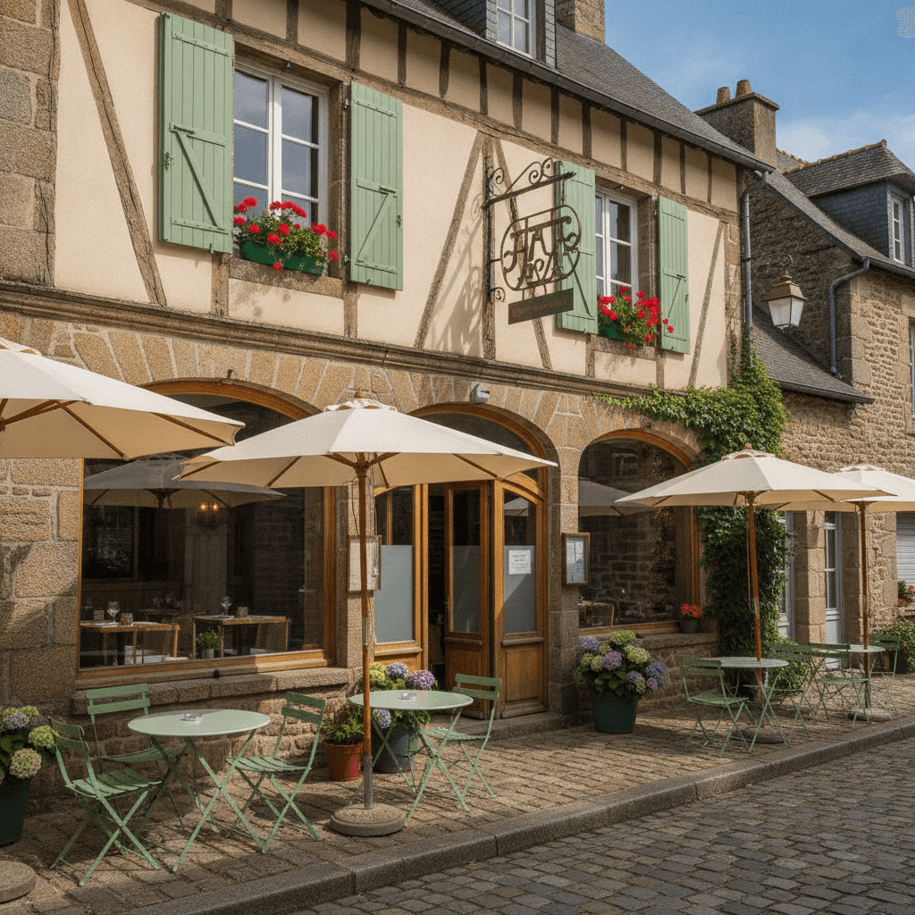 Restaurant 50m² à Quimperlé : terrasse - licence IV - Image 1