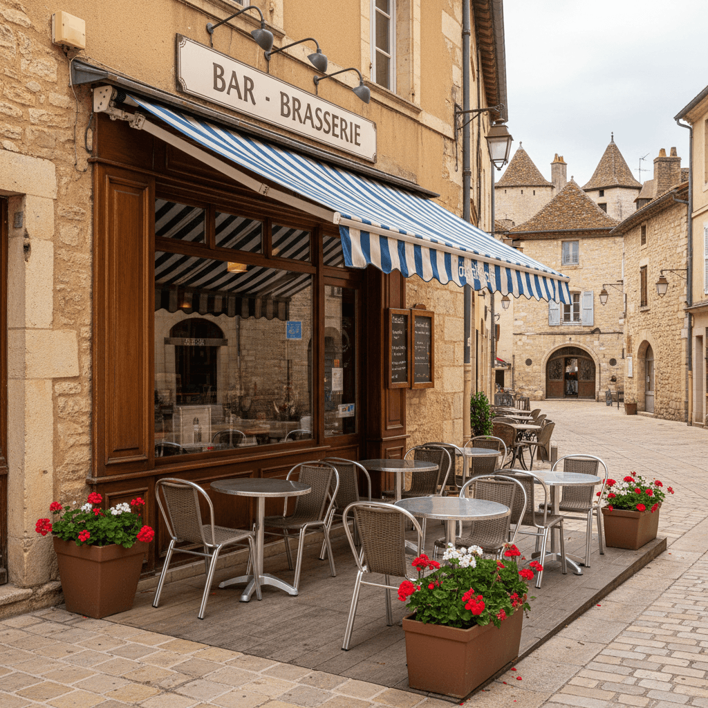 Bar-brasserie 50m² à Brignoles : terrasse - licence IV - Image 1
