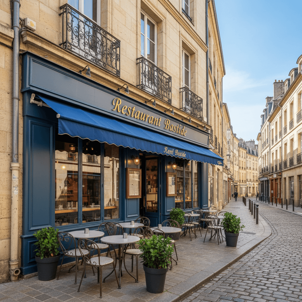 Restaurant 102m² à Bordeaux : terrasse - licence IV