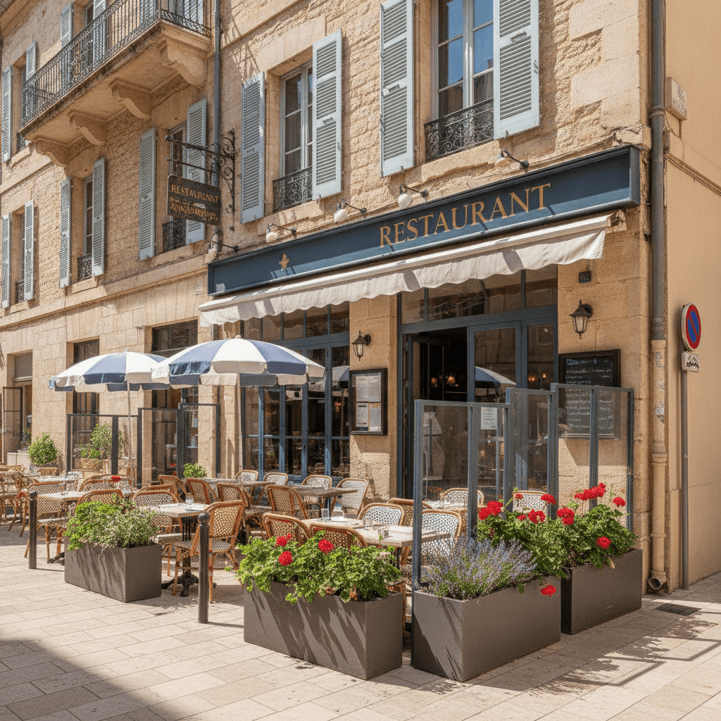 Restaurant 85m² à Marseille : terrasse - licence IV