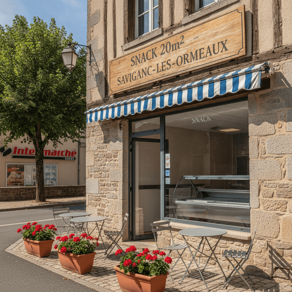 Snack 20m² à Savignac-les-Ormeaux - Image 1
