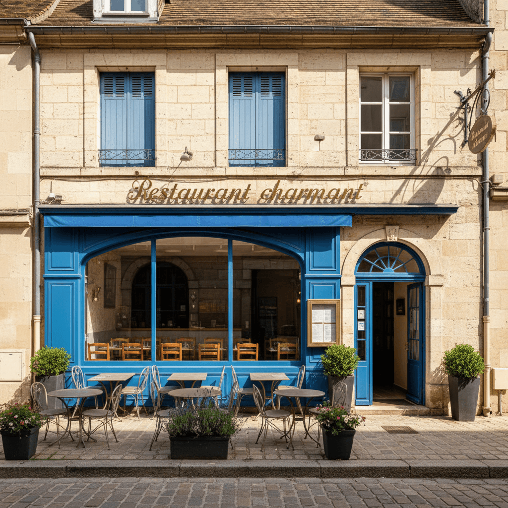 Restaurant 80m² à Chinon : terrasse - licence IV - Image 1