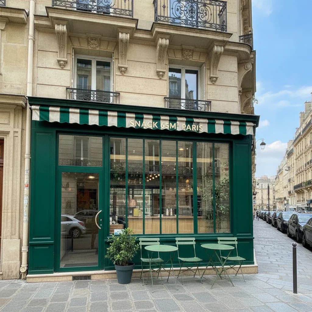 Snack 65m² à Paris : cave/réserve - Image 1