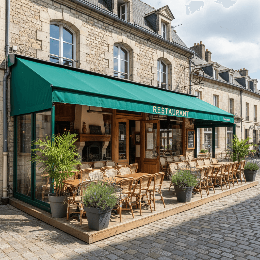 Restaurant à Angers : terrasse