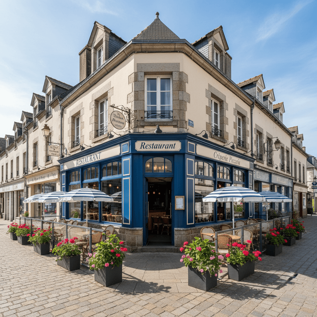 Restaurant 101m² à Saint-Brieuc : terrasse - licence IV - Image 1