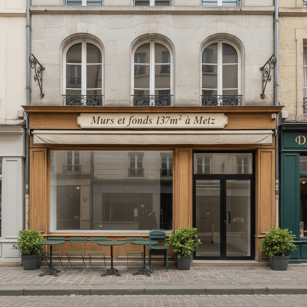 Murs et fonds 137m² à Metz - Image 1