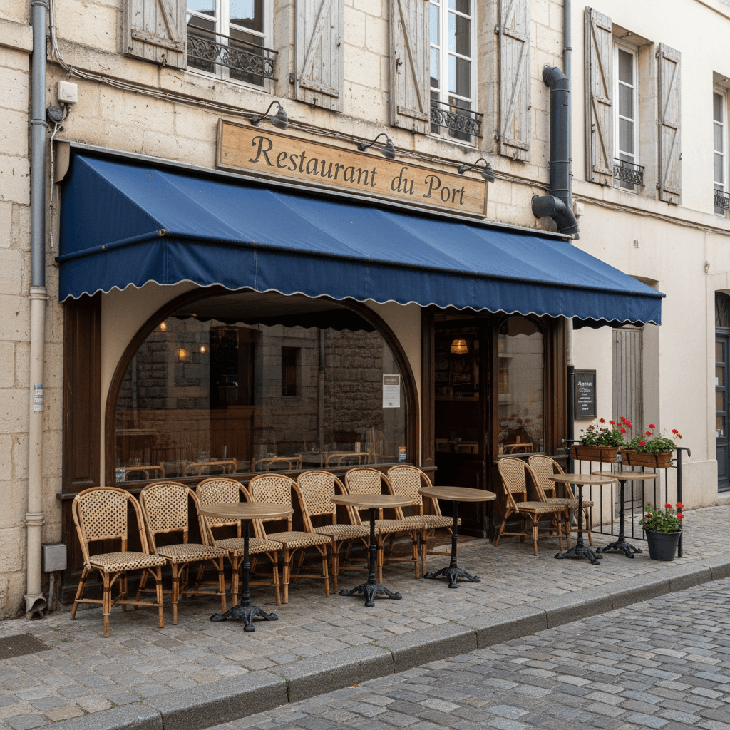 Restaurant 200m² à La Rochelle : terrasse - extraction - Image 1