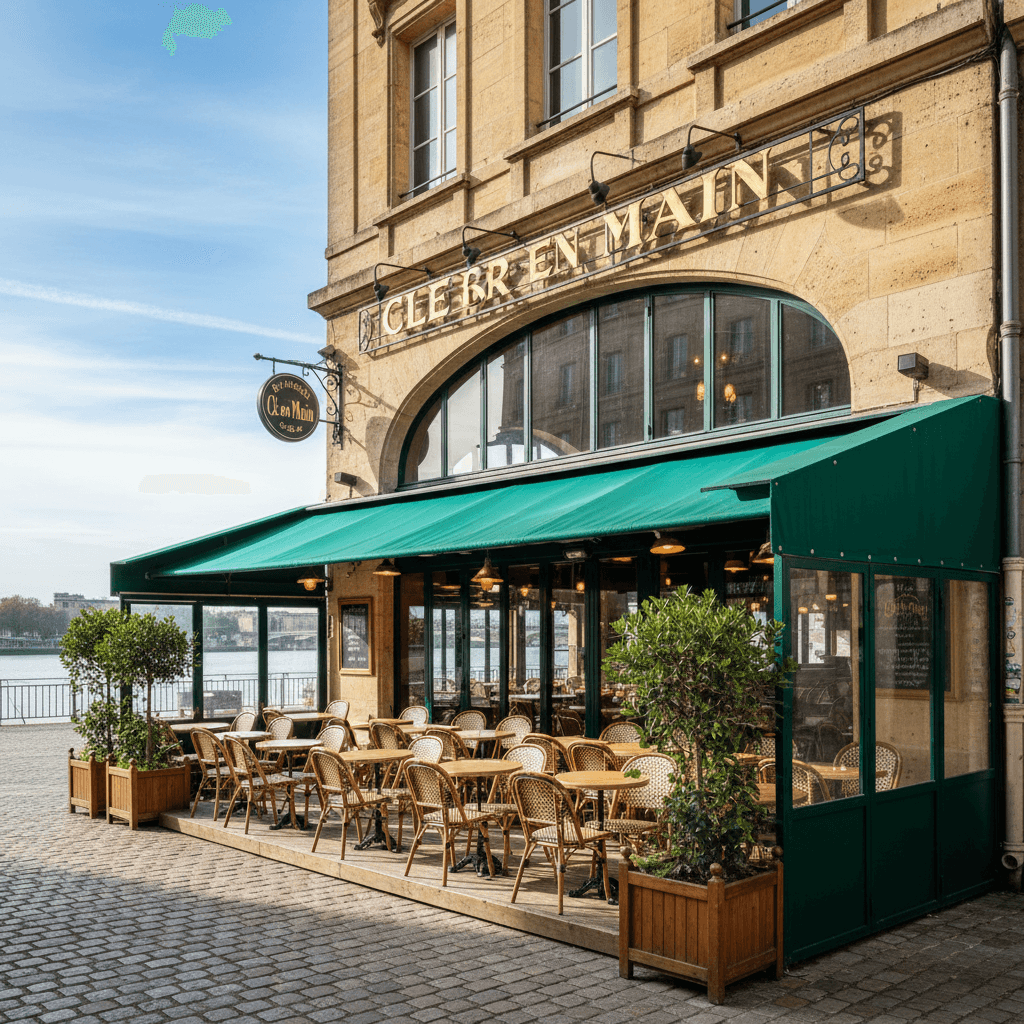 Bar-brasserie à Bordeaux : terrasse - licence IV