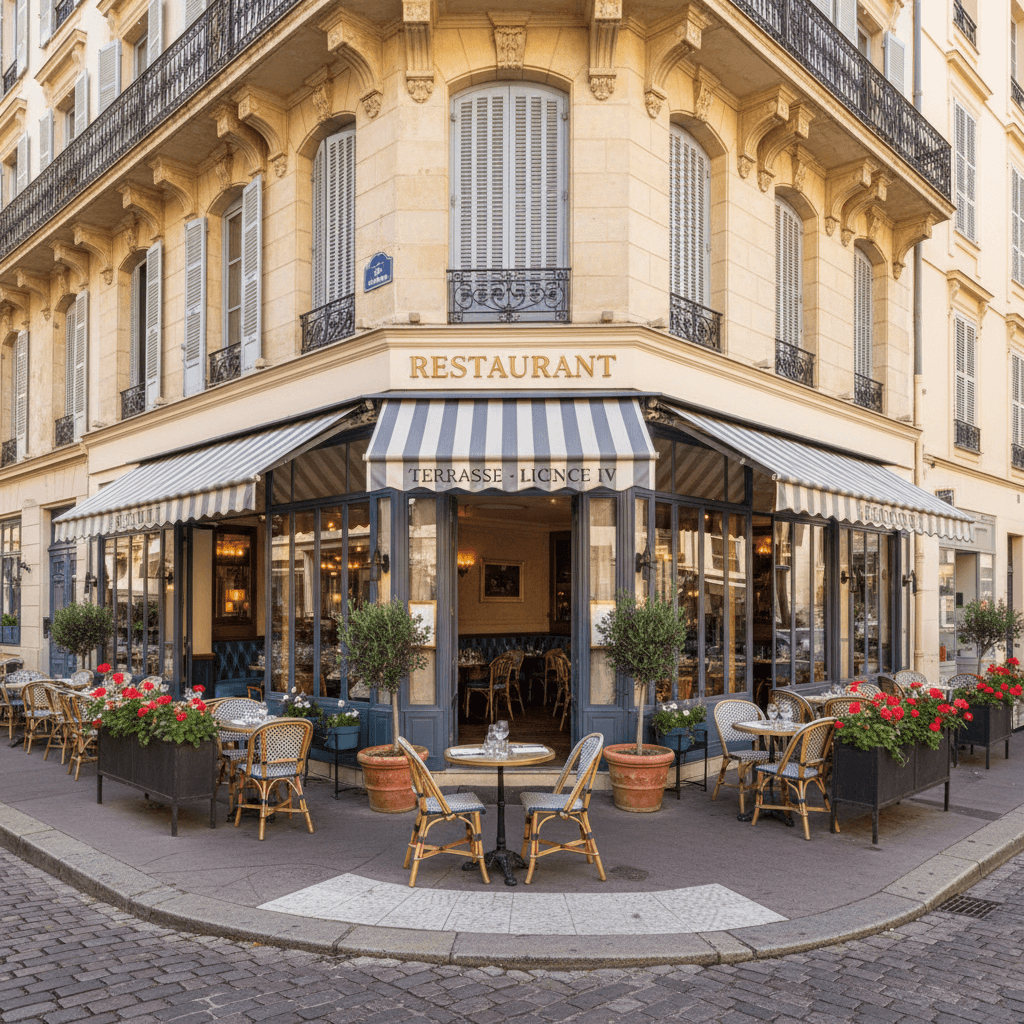 Restaurant 220m² à Nice : terrasse - licence IV - Image 1