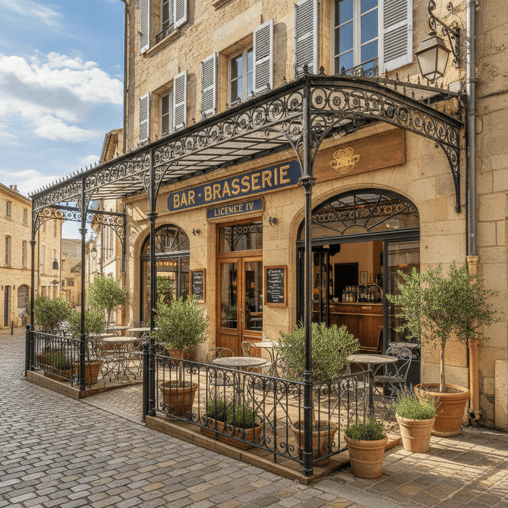 Bar-brasserie 100m² à Avignon : terrasse - licence IV - Image 1