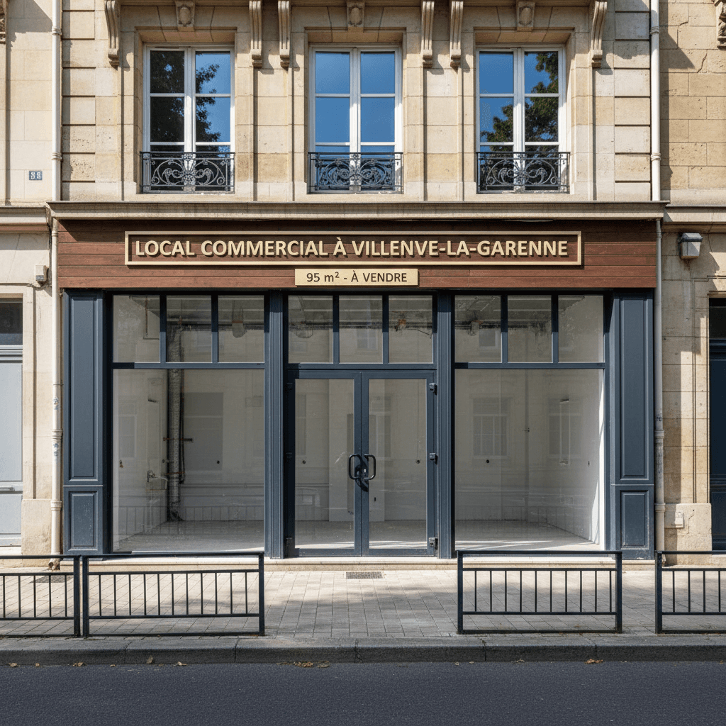 Murs et fonds 95m² à Villeneuve-la-Garenne - Image 1