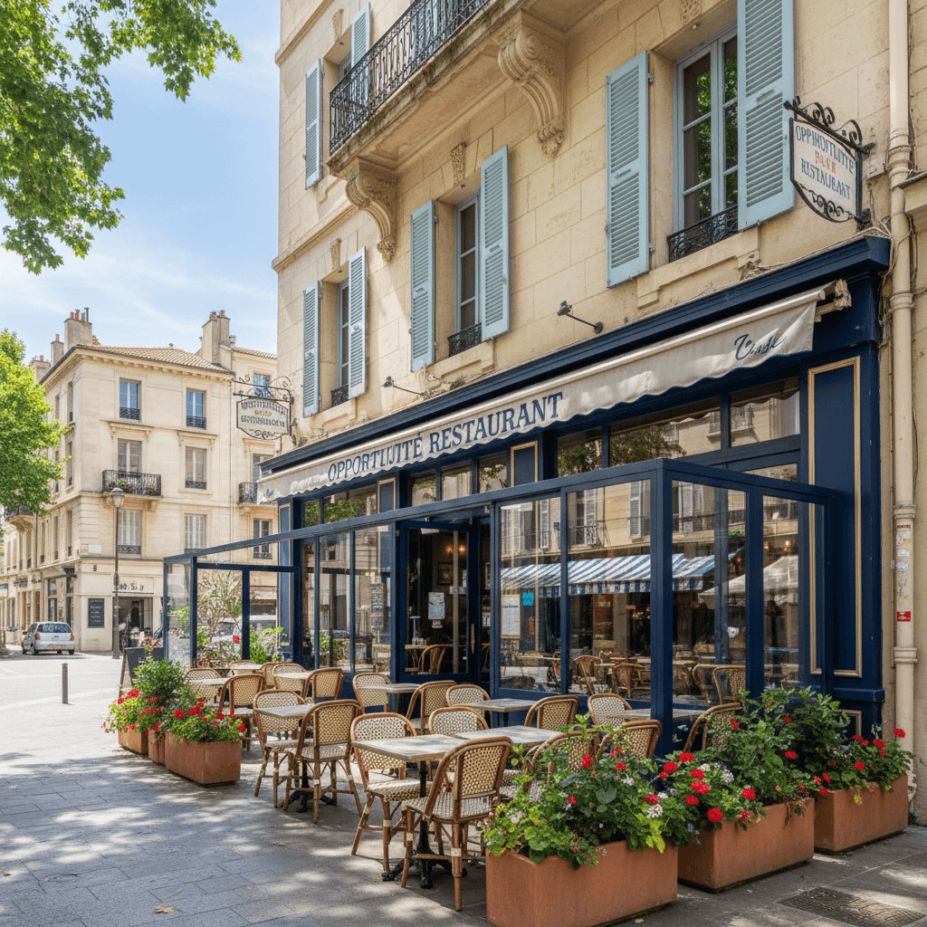 Restaurant 100m² à Marseille : terrasse - licence IV - Image 1