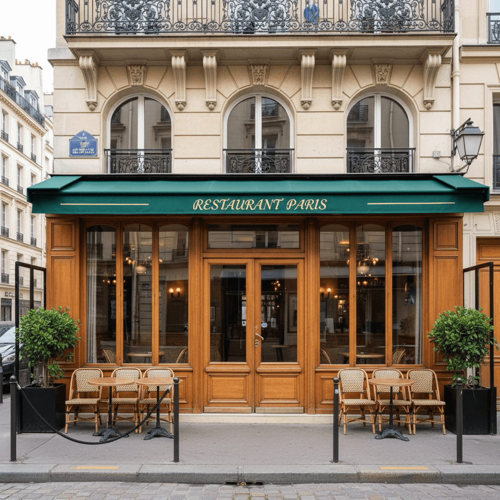 Restaurant 10 couverts à Paris : extraction - cuisine équipée