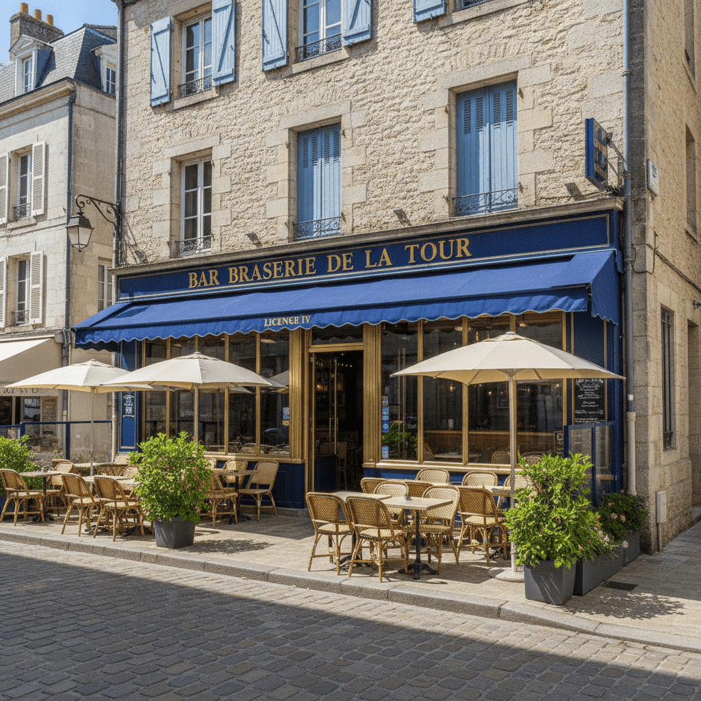 Bar-brasserie à La Rochelle : terrasse - licence IV - Image 1