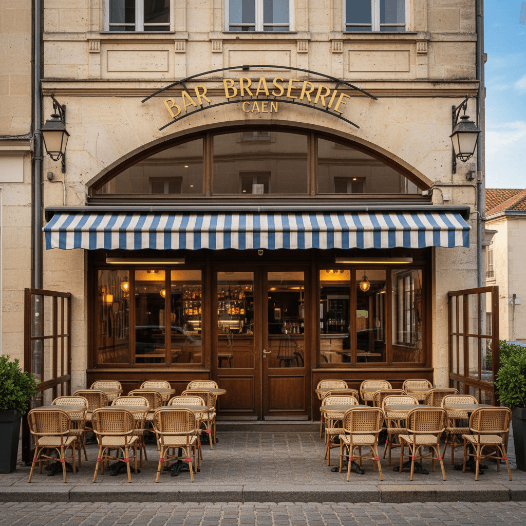 Bar-brasserie à Caen : terrasse - licence IV - Image 1