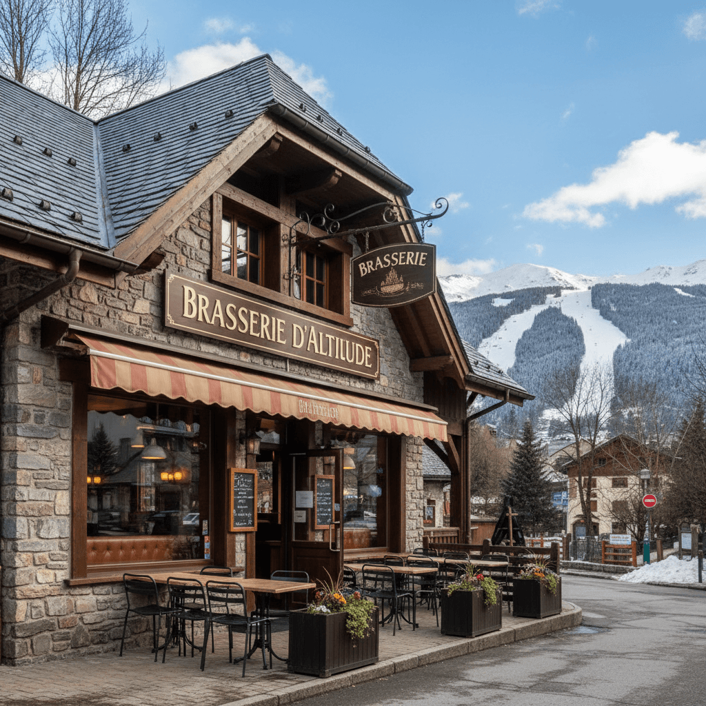 Bar-brasserie 200m² à Saint-Mury-Monteymond : terrasse - licence IV - Image 1