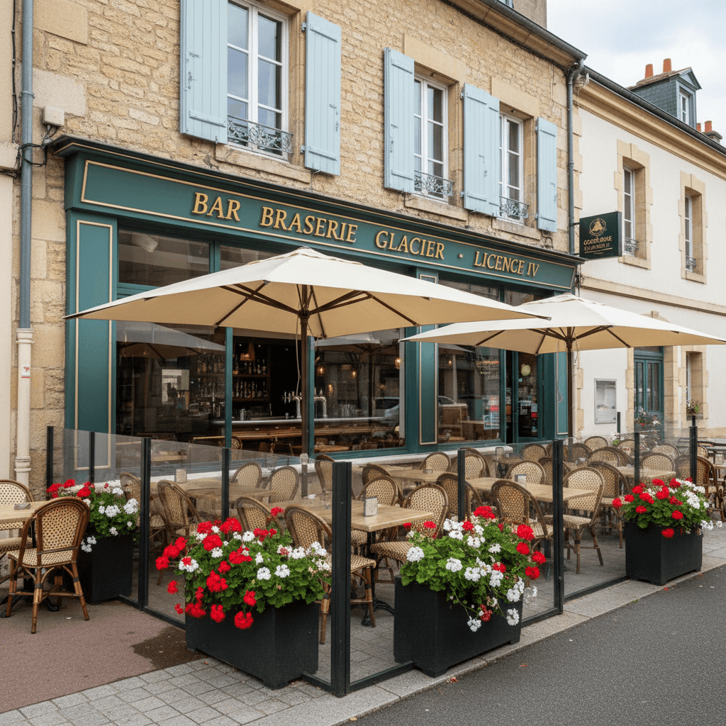 Bar-brasserie à Mont-De-Marsan : terrasse - licence IV