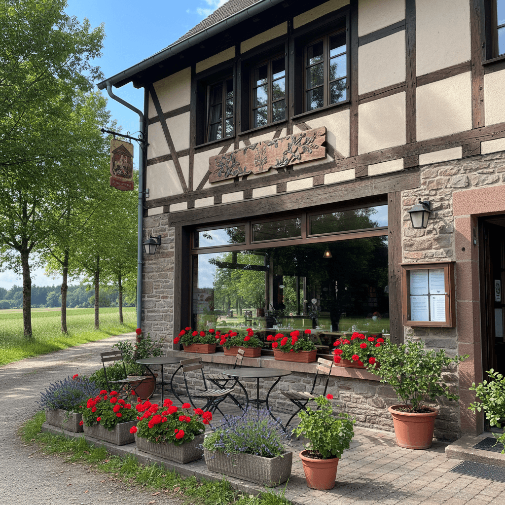 Restaurant 250m² à Rimbach-Près-Masevaux : terrasse - licence IV - Image 1