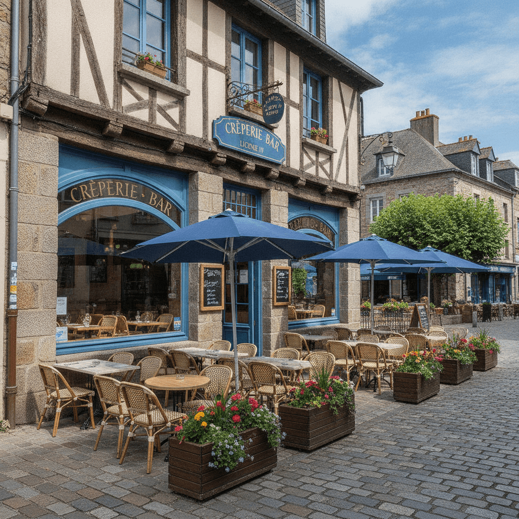 Restaurant à Quimper : terrasse - licence IV - Image 1