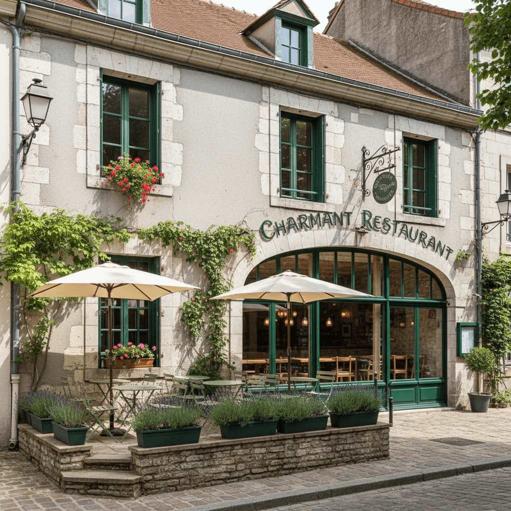 Restaurant 80m² à Nantes : terrasse - extraction - Image 1