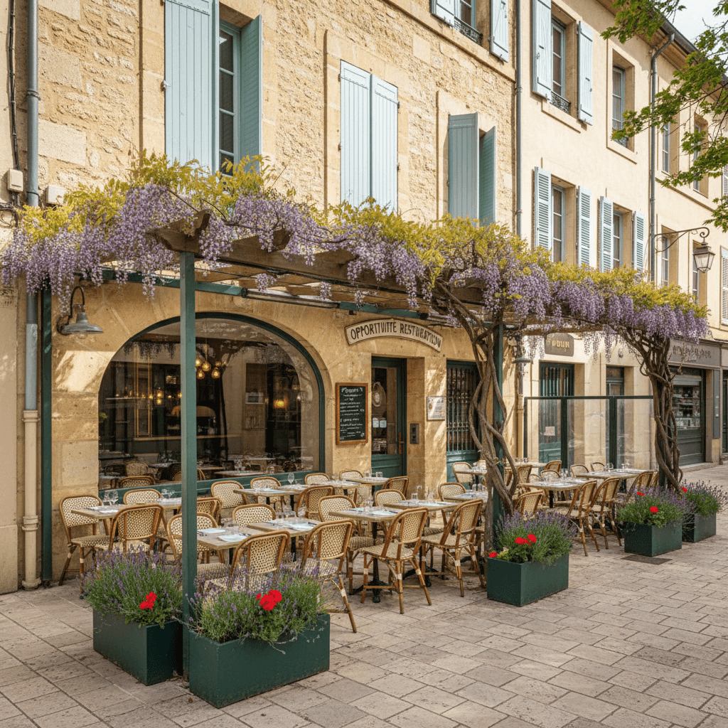 Restaurant à Montpellier : terrasse - licence IV - Image 1