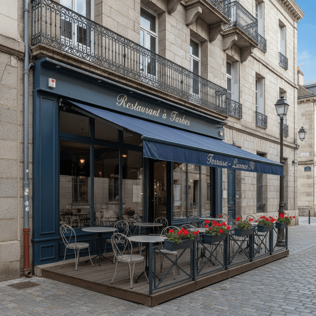 Restaurant à Tarbes : terrasse - licence IV - Image 1