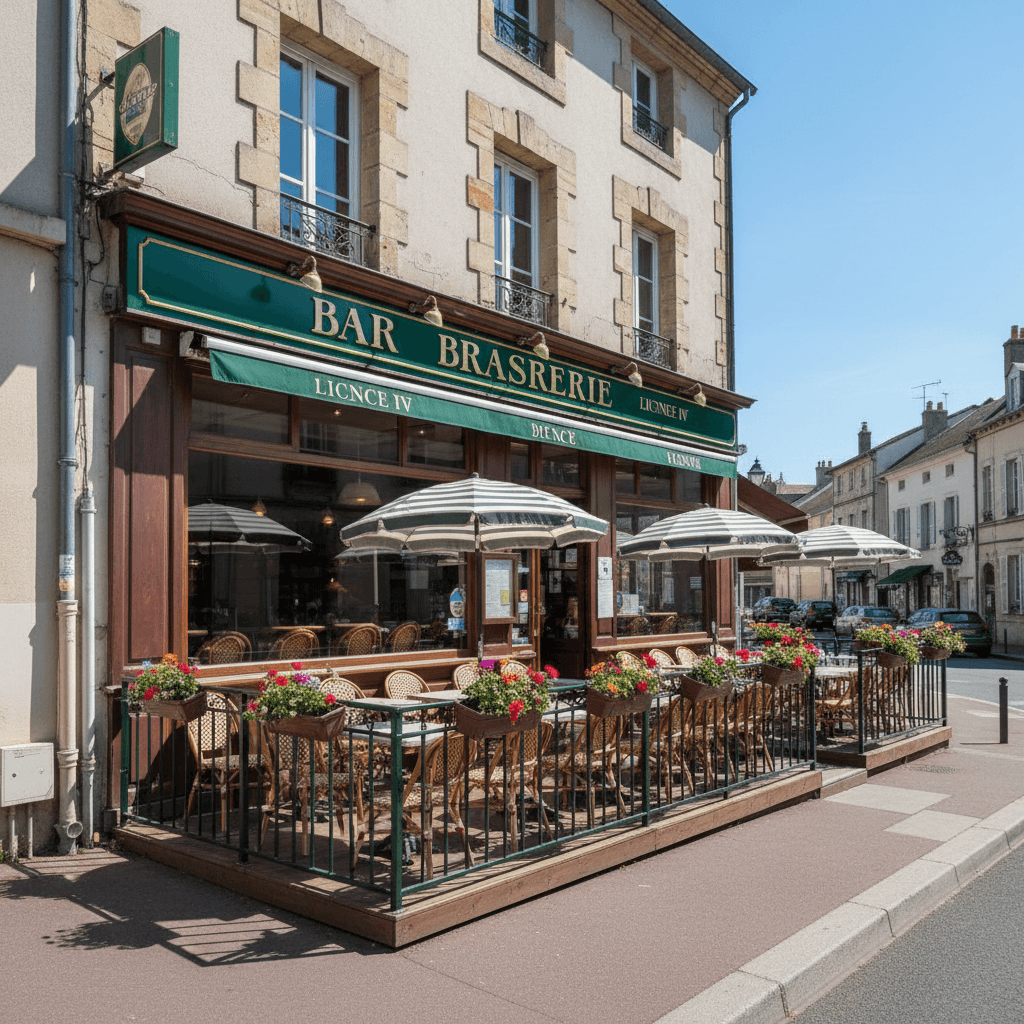 Bar-brasserie à Agen : terrasse - licence IV - Image 1