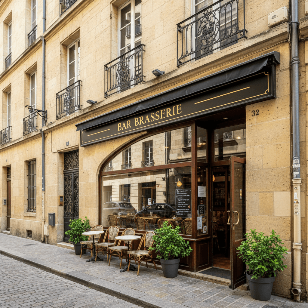 Bar-brasserie 35m² à Bordeaux : licence IV - cave/réserve